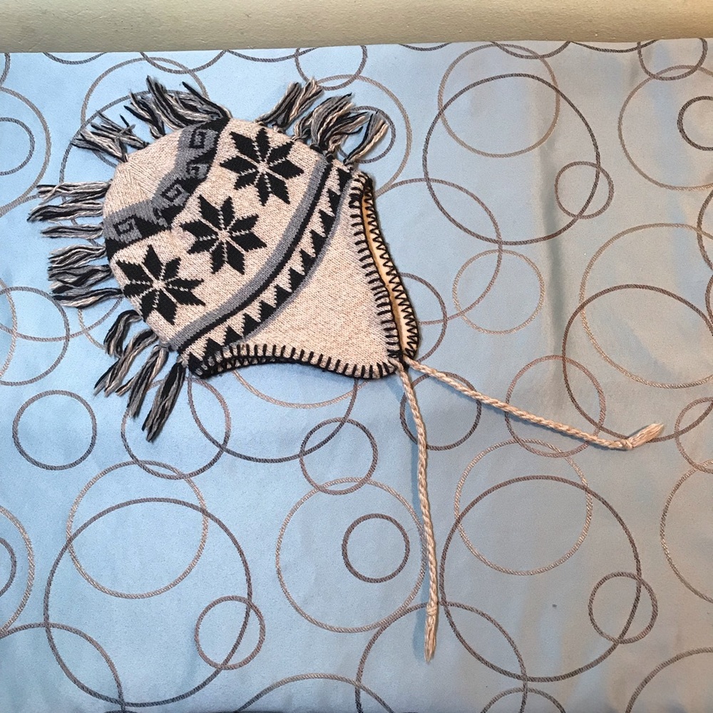 Mohawk Style Winter Earflap Knit Beanie